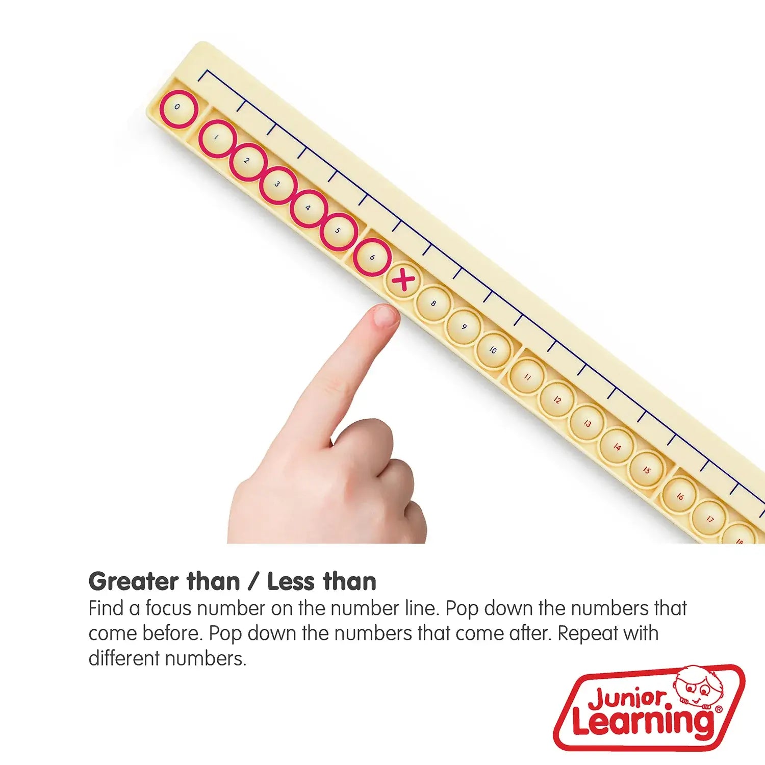 Junior Learning Number Line Bubble Board