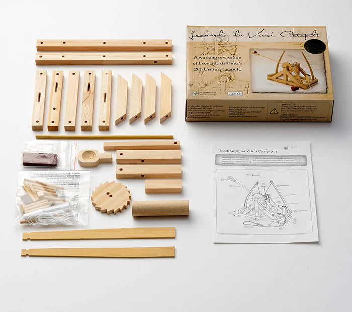 Working Wooden Catapult