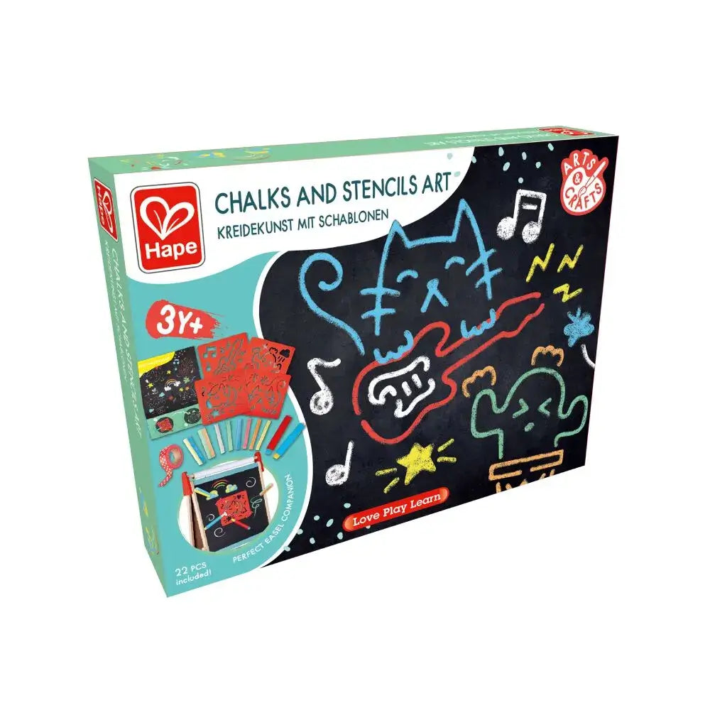 Hape Chalks And Stencils Art