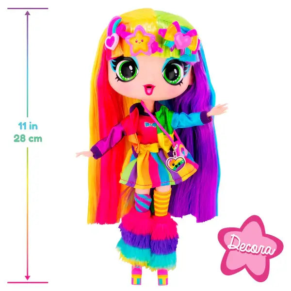 Decora Girlz Sticker ‘n’ Style 11″ Collectable Fashion Doll – Decora