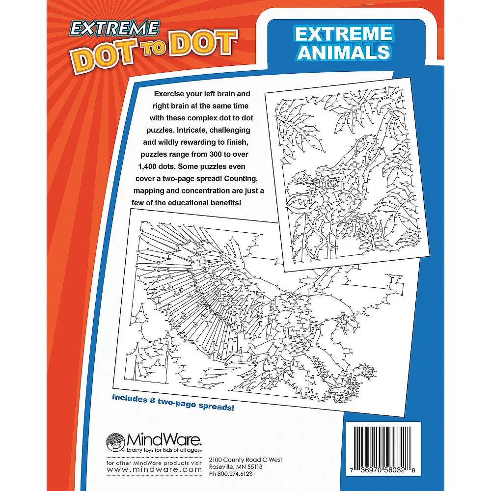 Extreme Dot to Dot Book - Extreme Animals