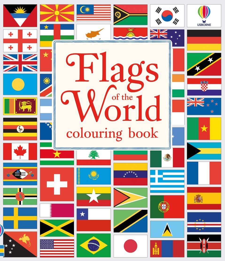 Usborne Book and Jigsaw Flags of the World