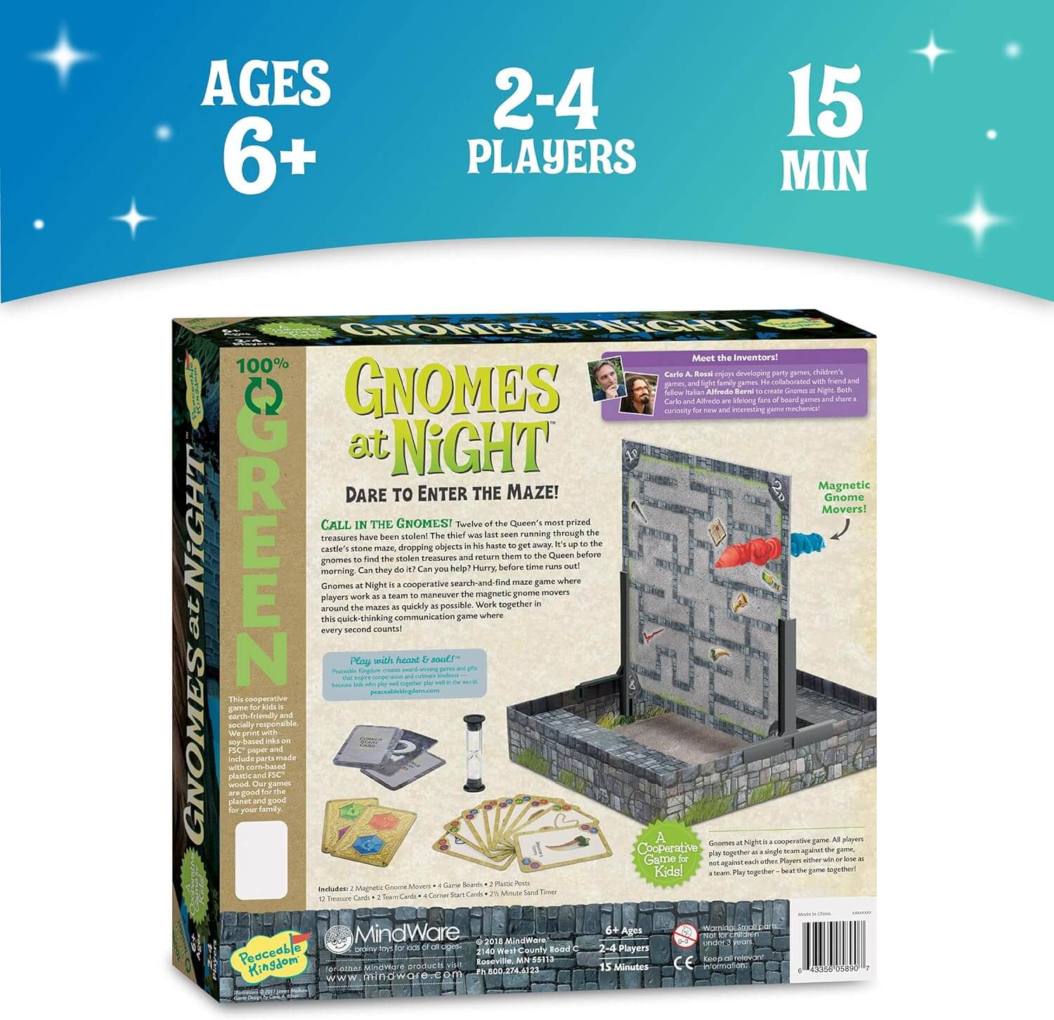 Gnomes at Night A Cooperative Maze Game for Kids