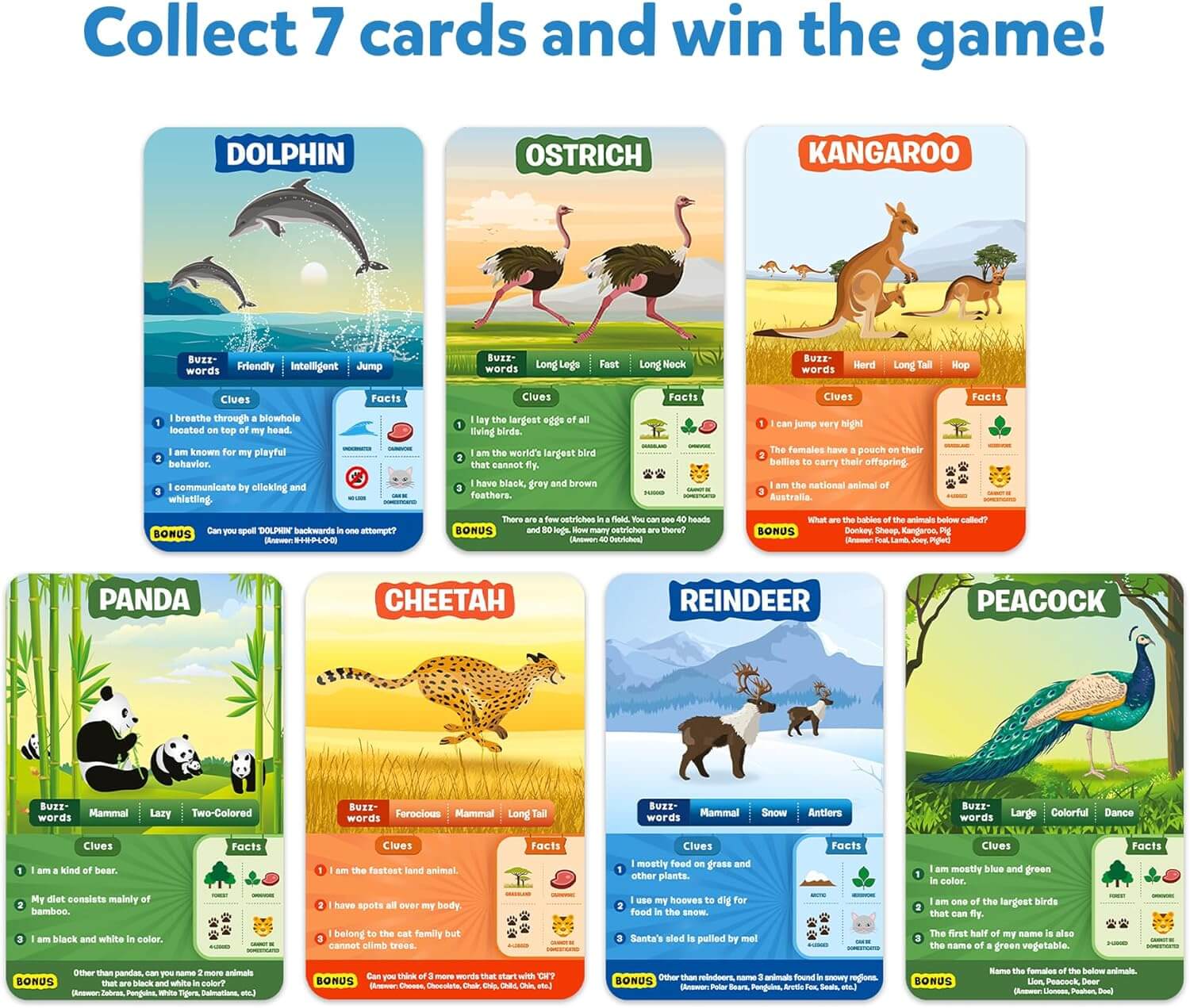 Skillmatics Card Game - Guess in 10 Animal Planet