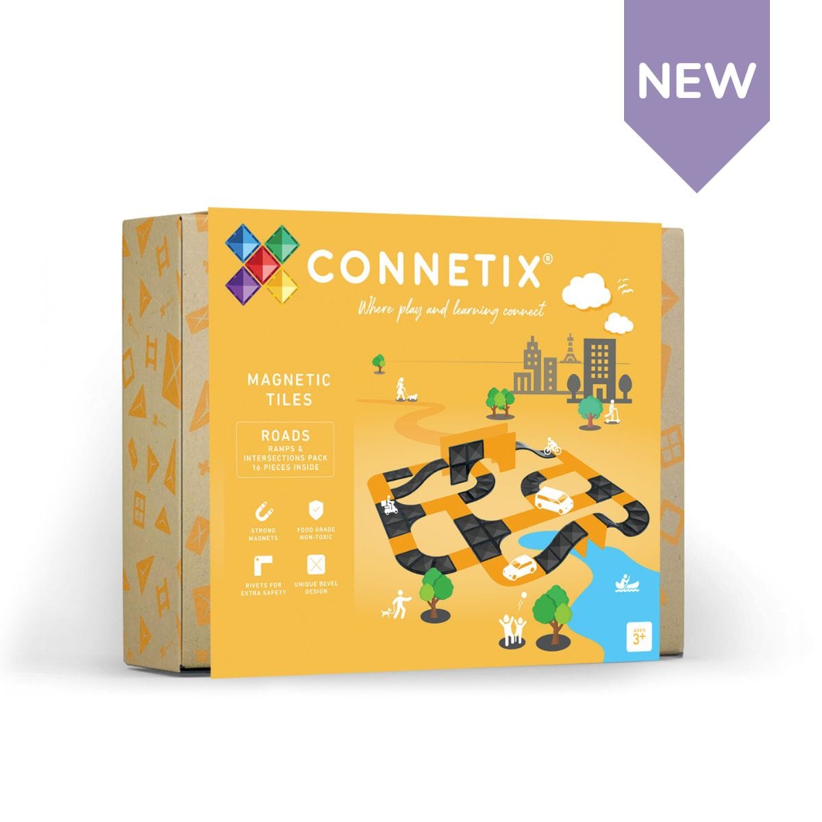 Connetix Ramps & Intersections Pack 16 pc