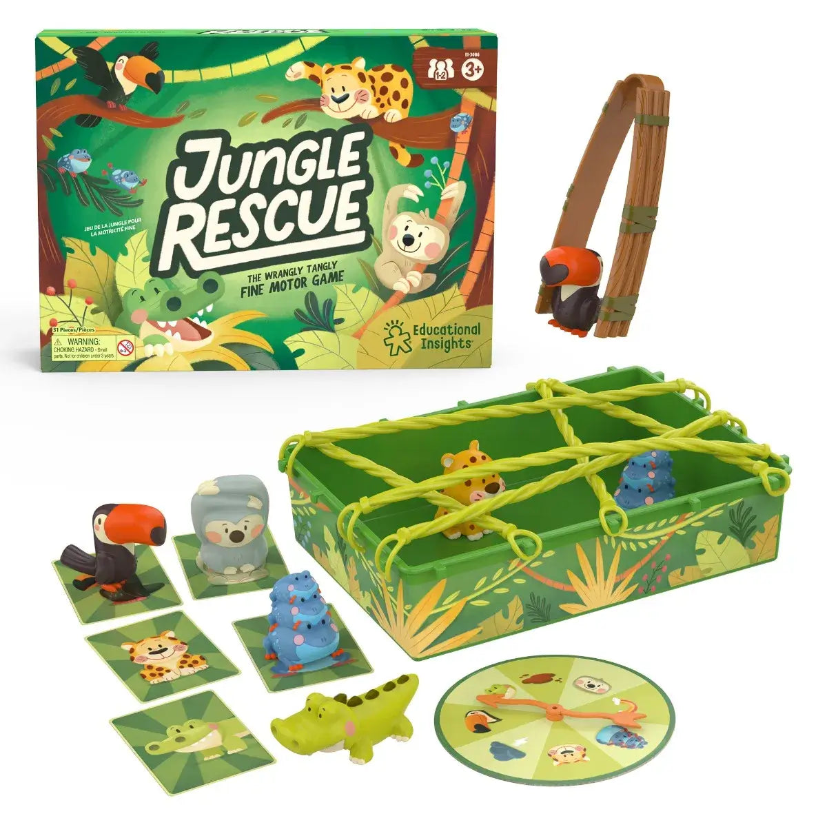 Educational Insights Jungle Rescue Toddler Board Game