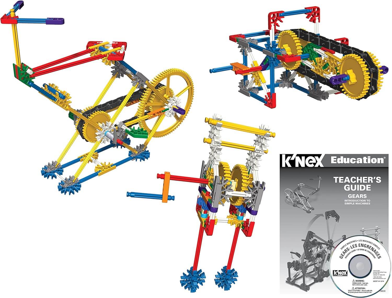 K'NEX Intro to Simple Machines - Gears  STEM Education 78630