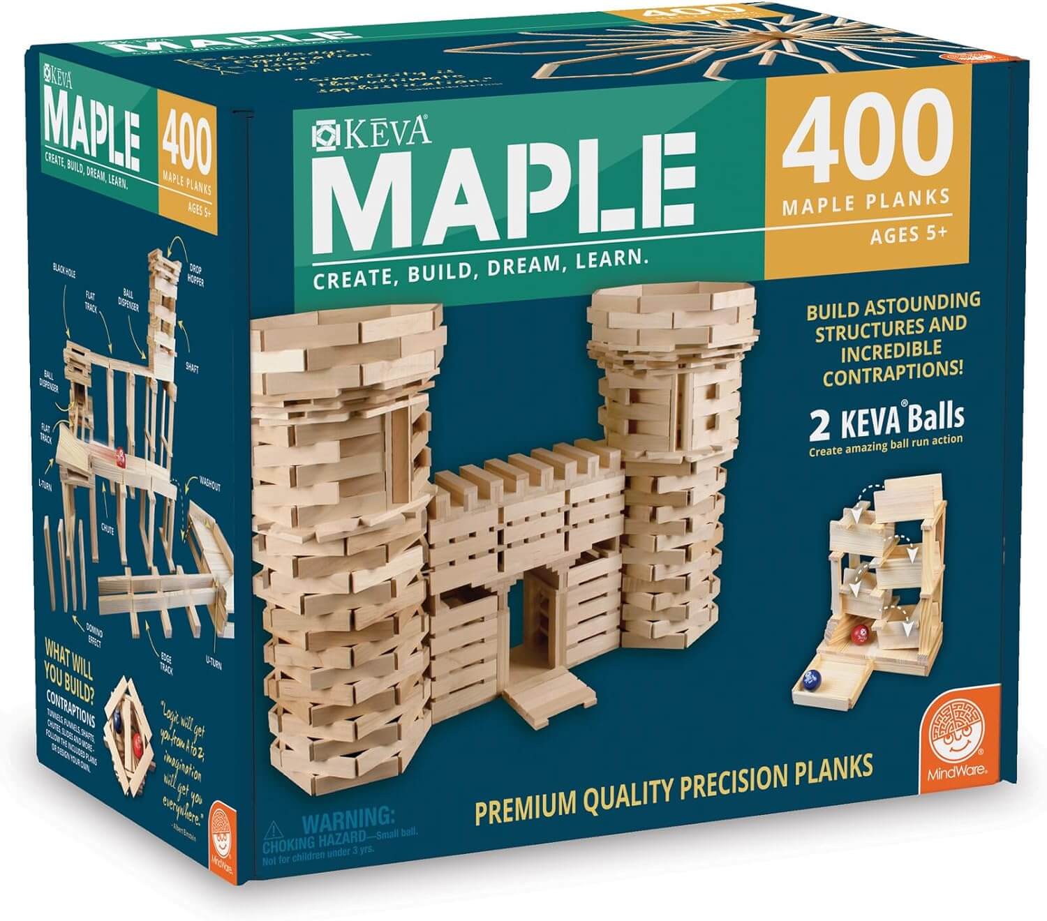 KEVA MAPLE 400 PLANKS