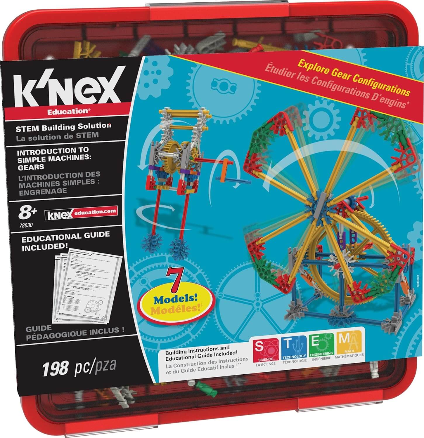 K'NEX Intro to Simple Machines - Gears  STEM Education 78630