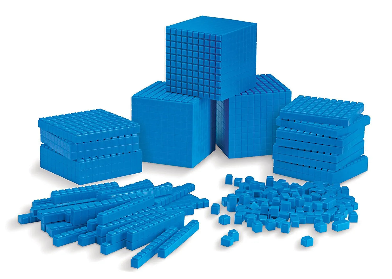 Interlocking Plastic Base Ten Class Set