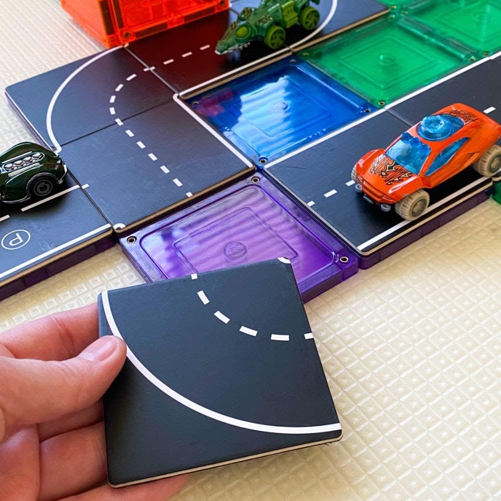 Magnetic Tile Topper - Road Pack (40 Piece)