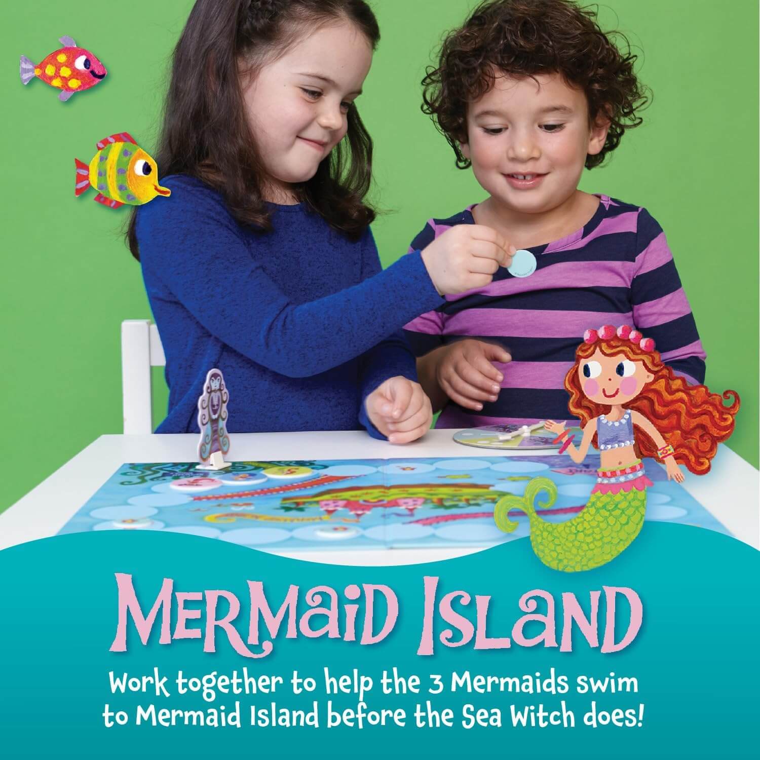 Mermaid Island Award Winning Cooperative Board Game