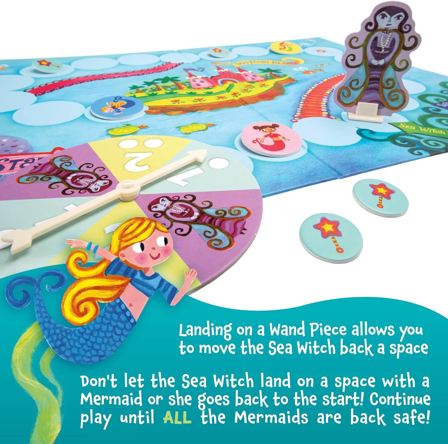 Mermaid Island Award Winning Cooperative Board Game