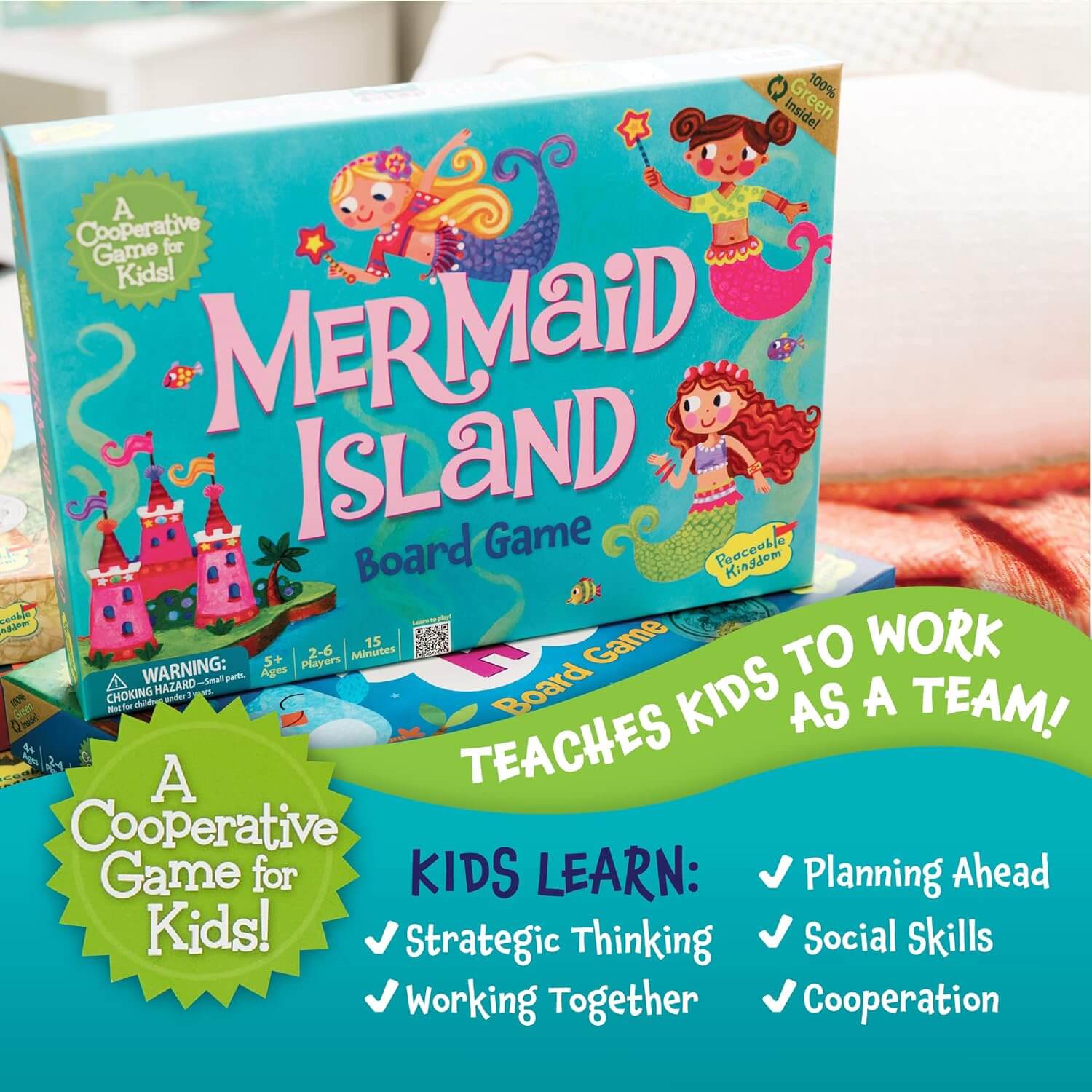 Mermaid Island Award Winning Cooperative Board Game