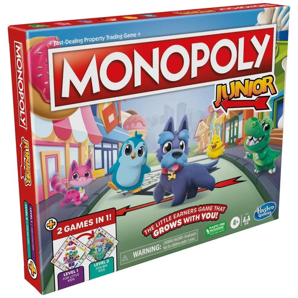 Monopoly Junior - 2 Games in 1 - Younger and Older Children