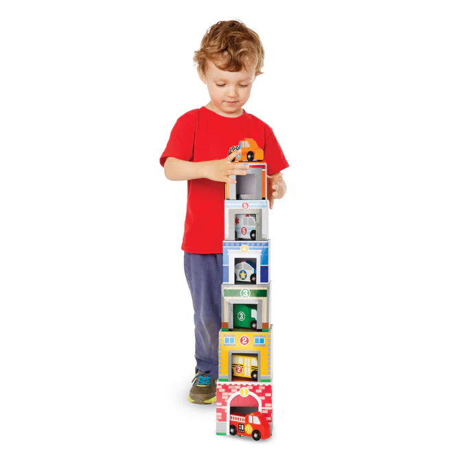 Nesting & Sorting Buildings & Vehicles Melissa & Doug