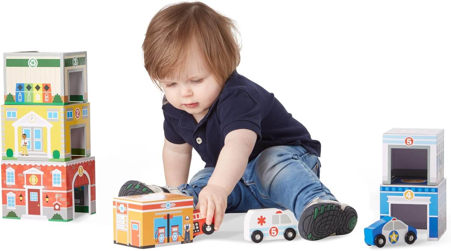 Melissa and doug nesting and sorting buildings and vehicles online