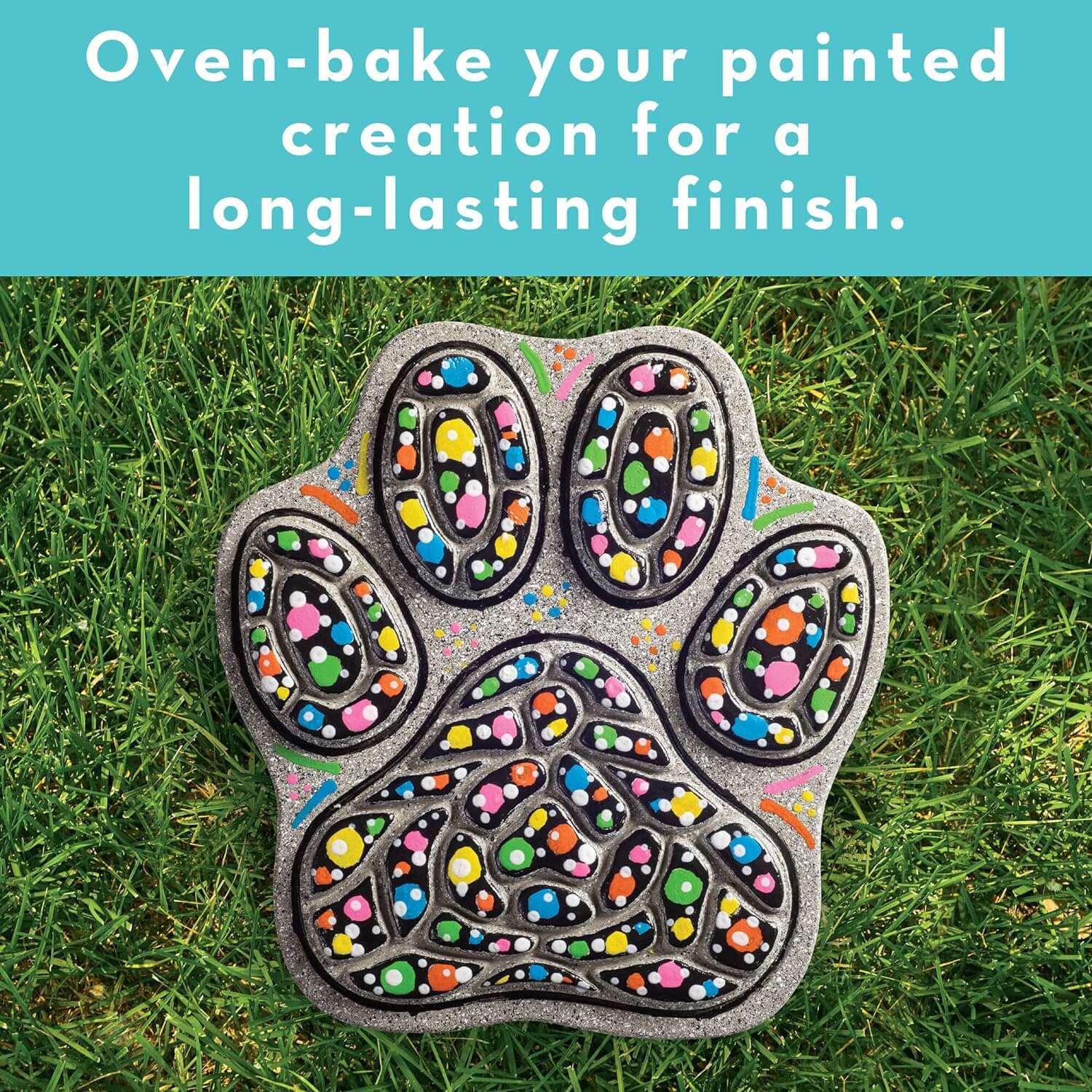 Paint Your Own Stepping Stone: Paw Print