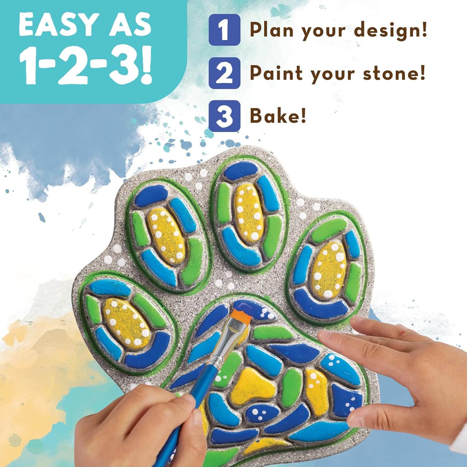 Paint Your Own Stepping Stone: Paw Print