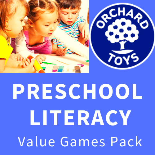 Preschool Literacy Value Games Pack - Orchard Toys