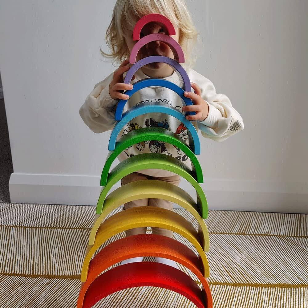 Wooden Stacking Rainbow - Large