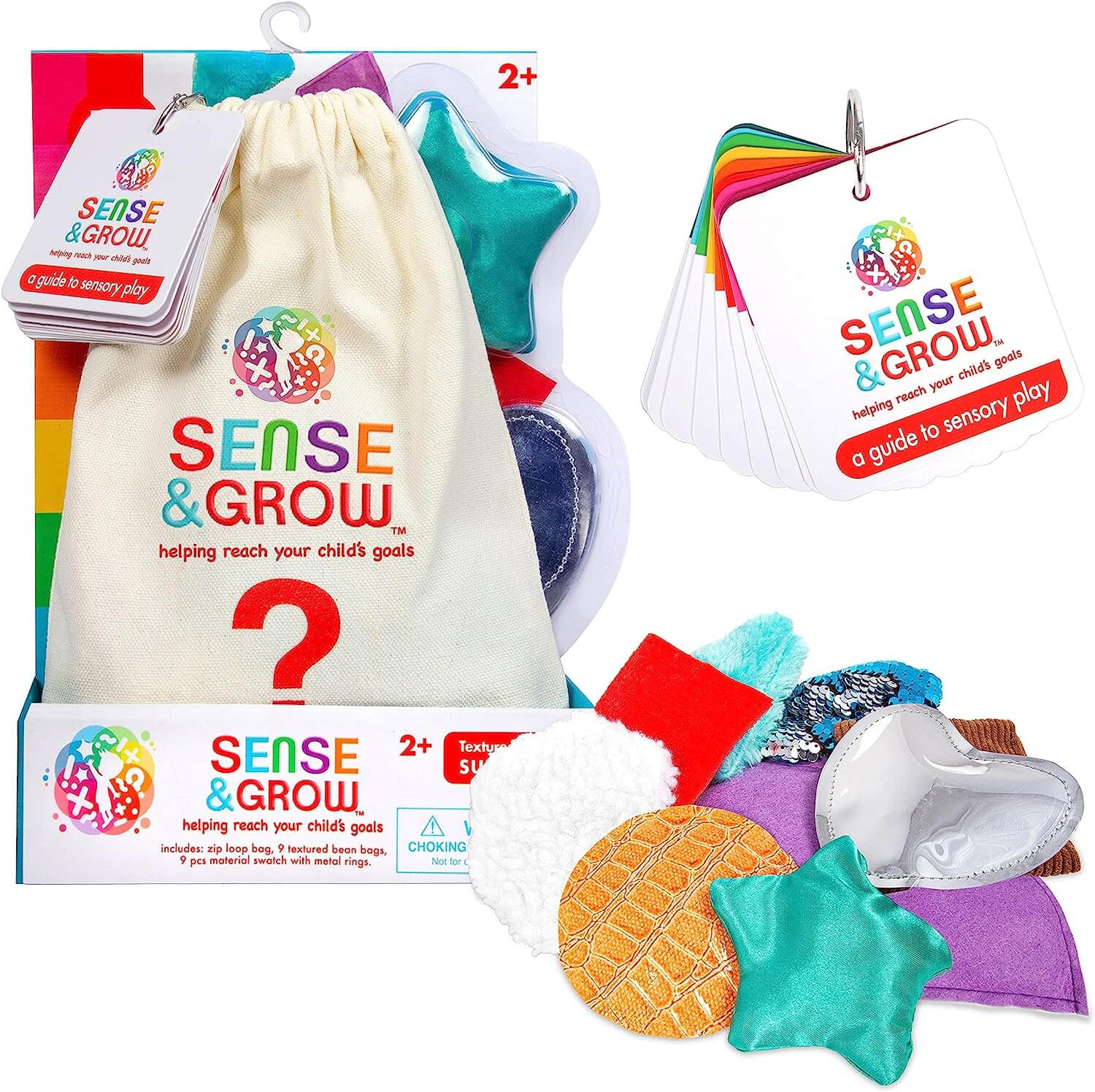 Sense & Grow Textured Bean Bags Set