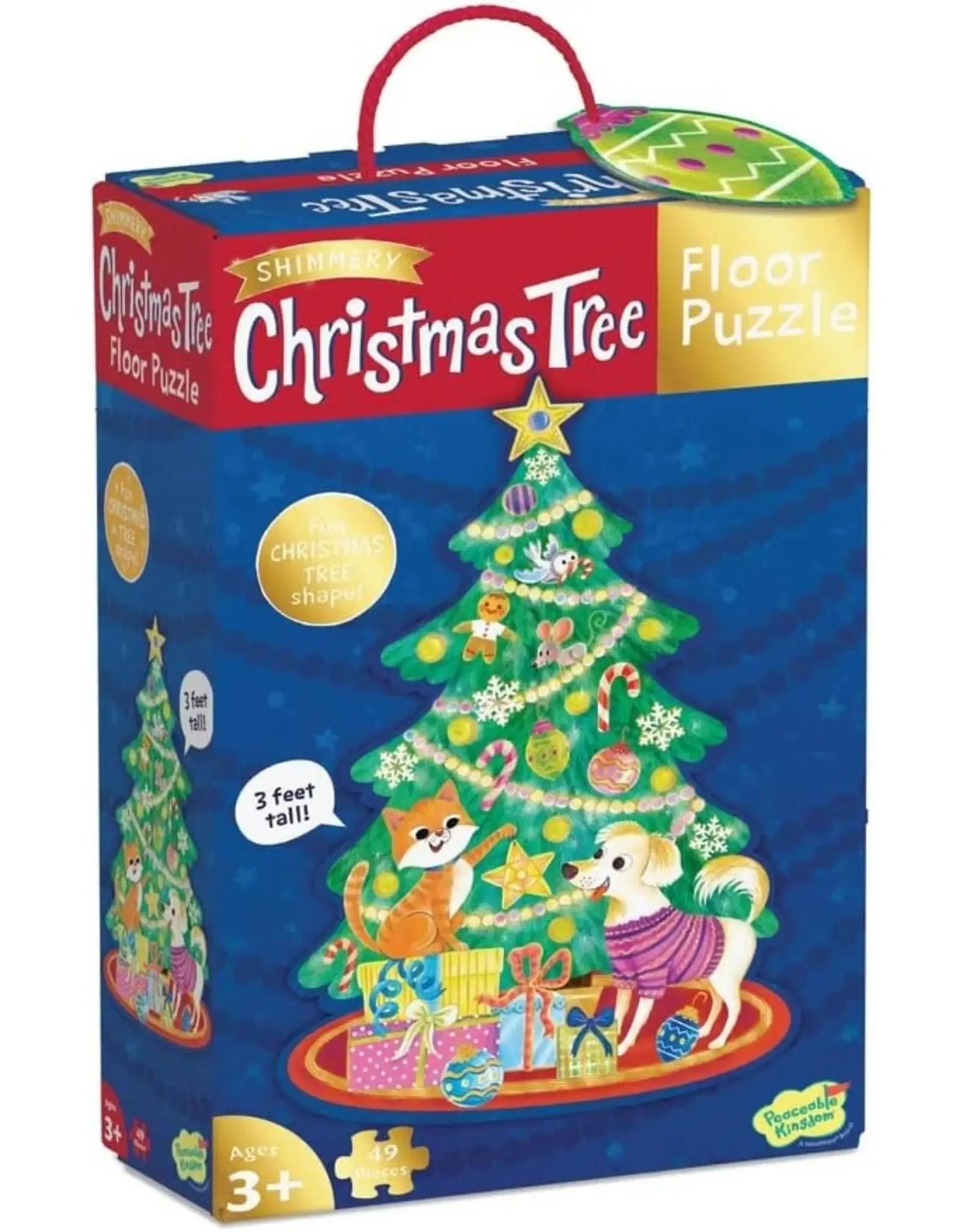 Shimmery Christmas Tree Jigsaw 49pcs