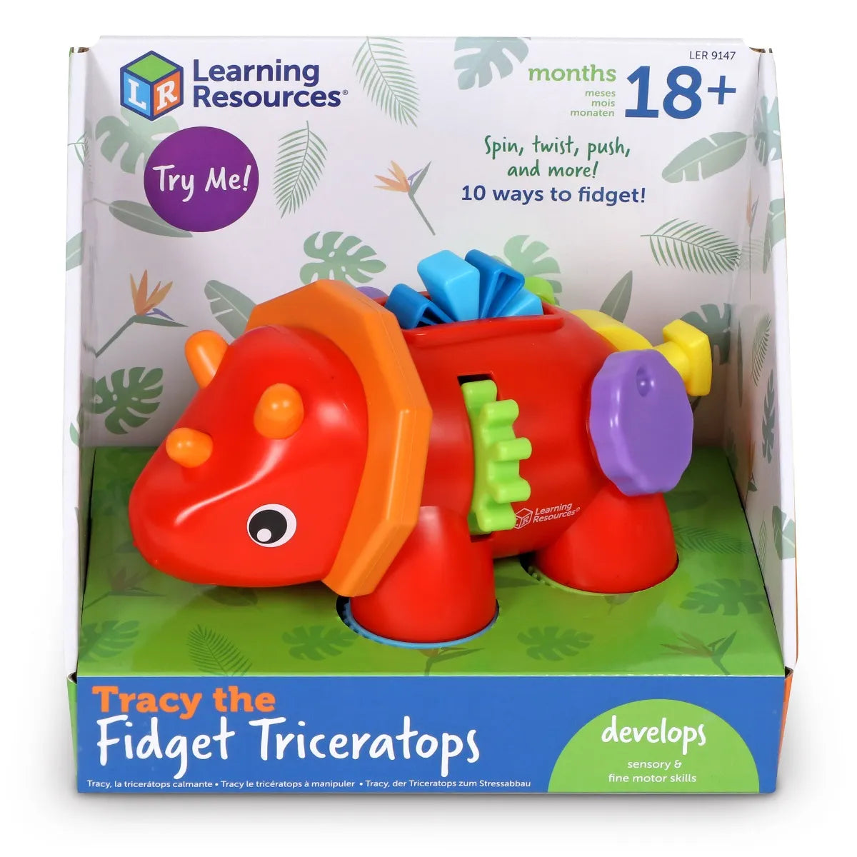 Tracy the Fidget Triceratops