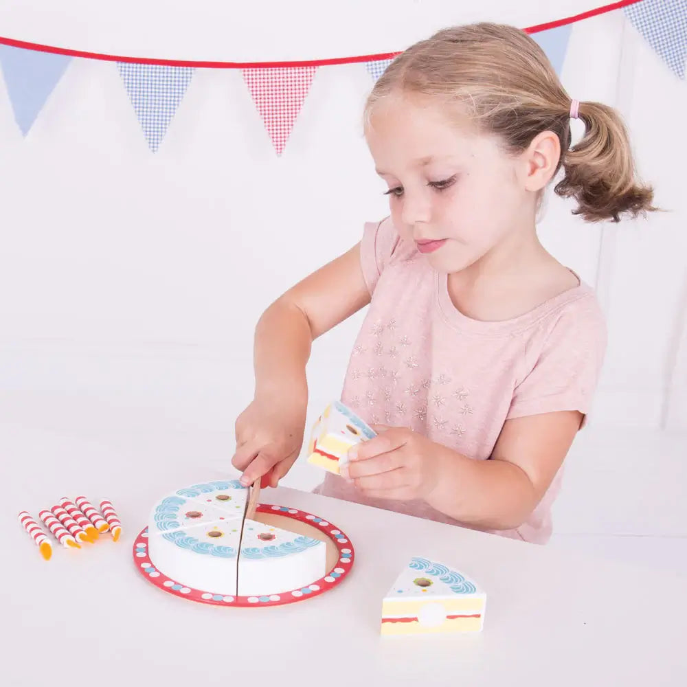 Birthday Cake Wooden Play Food