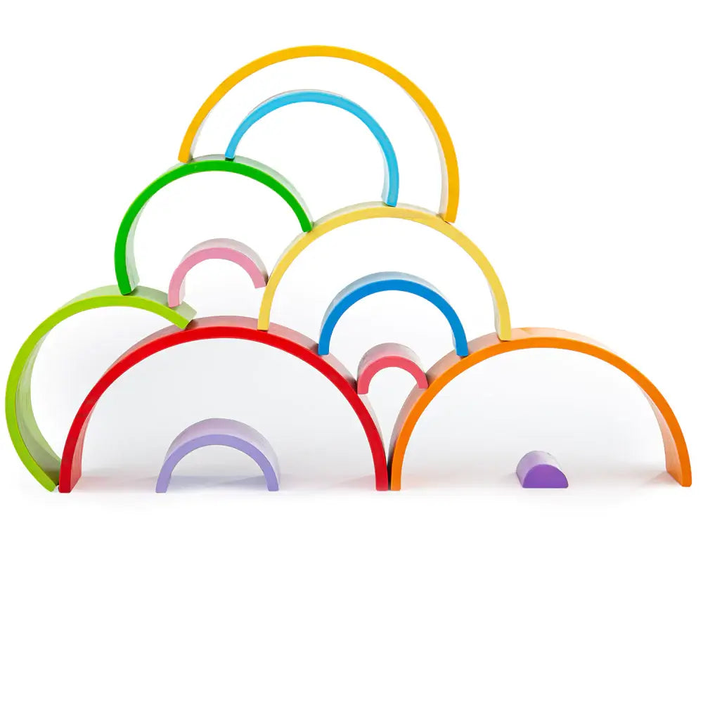 Wooden Stacking Rainbow - Large