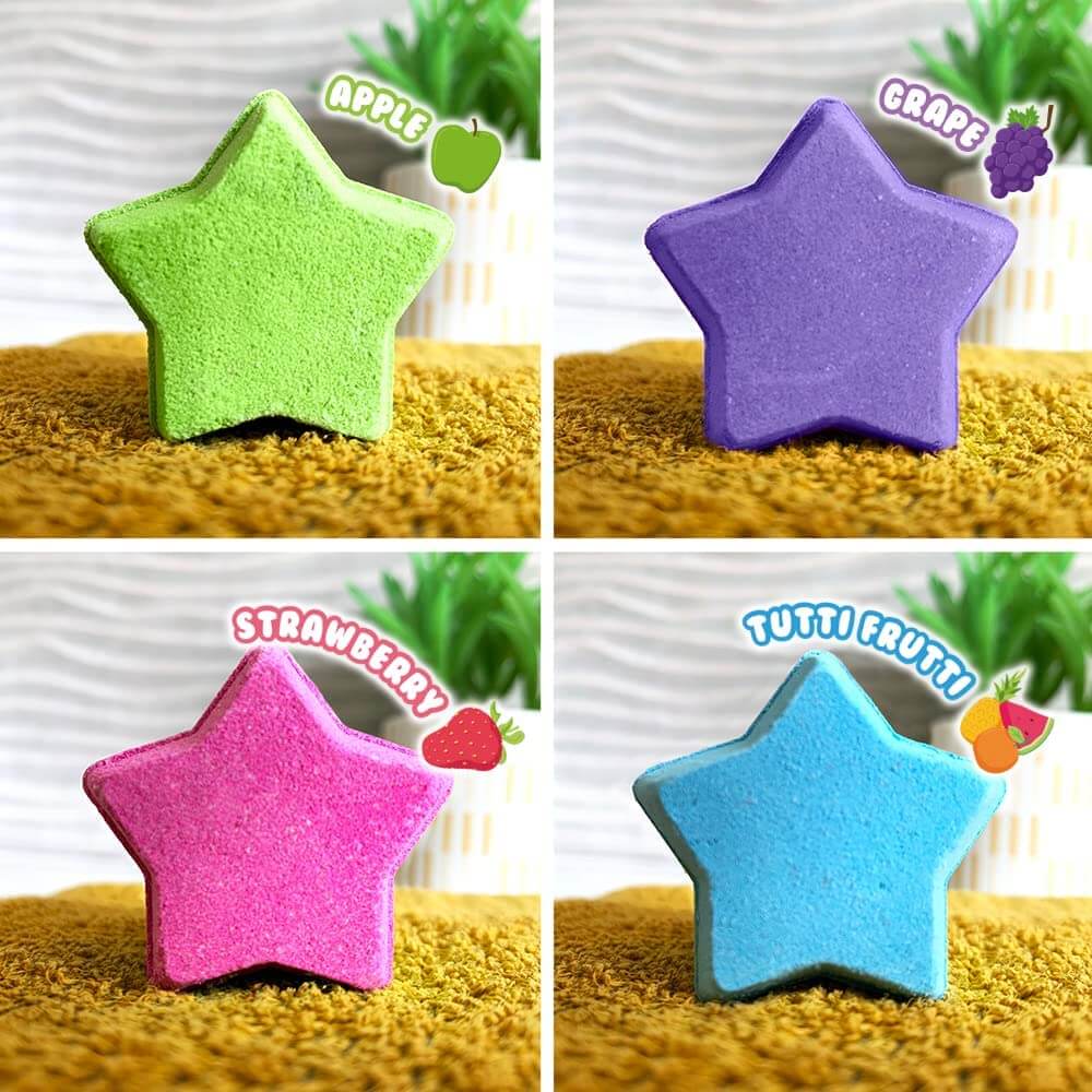 20 x Star Bath Bombs Value Pack Baff Bombz