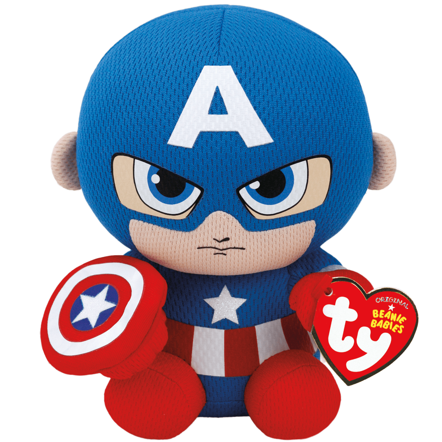 TY Captain America Beanie 8"