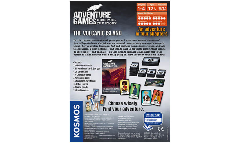 Adventure Games The Volcanic Island| Thames and Kosmos