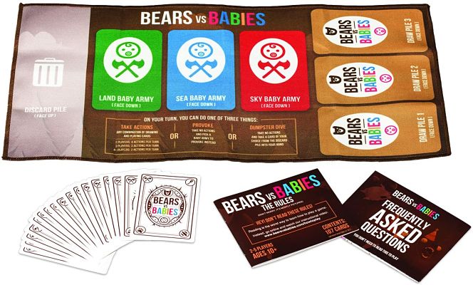 Bears Vs Babies - by Exploding Kittens - A Monster-Building Card Game - Family-Friendly Party Games - Card Games For Adults, Teens & Kids