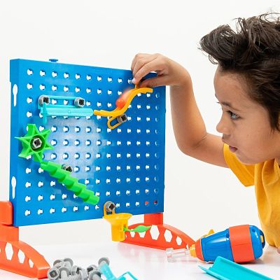 Design and Drill Marble Maze Construction Toy