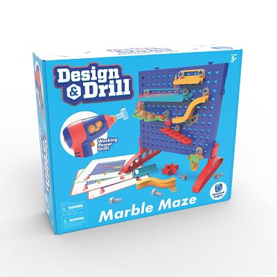 Design and Drill Marble Maze Construction Toy