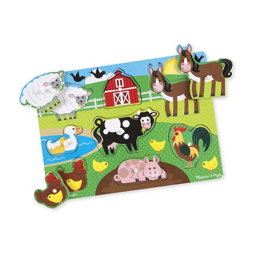 Peg wooden sale puzzles