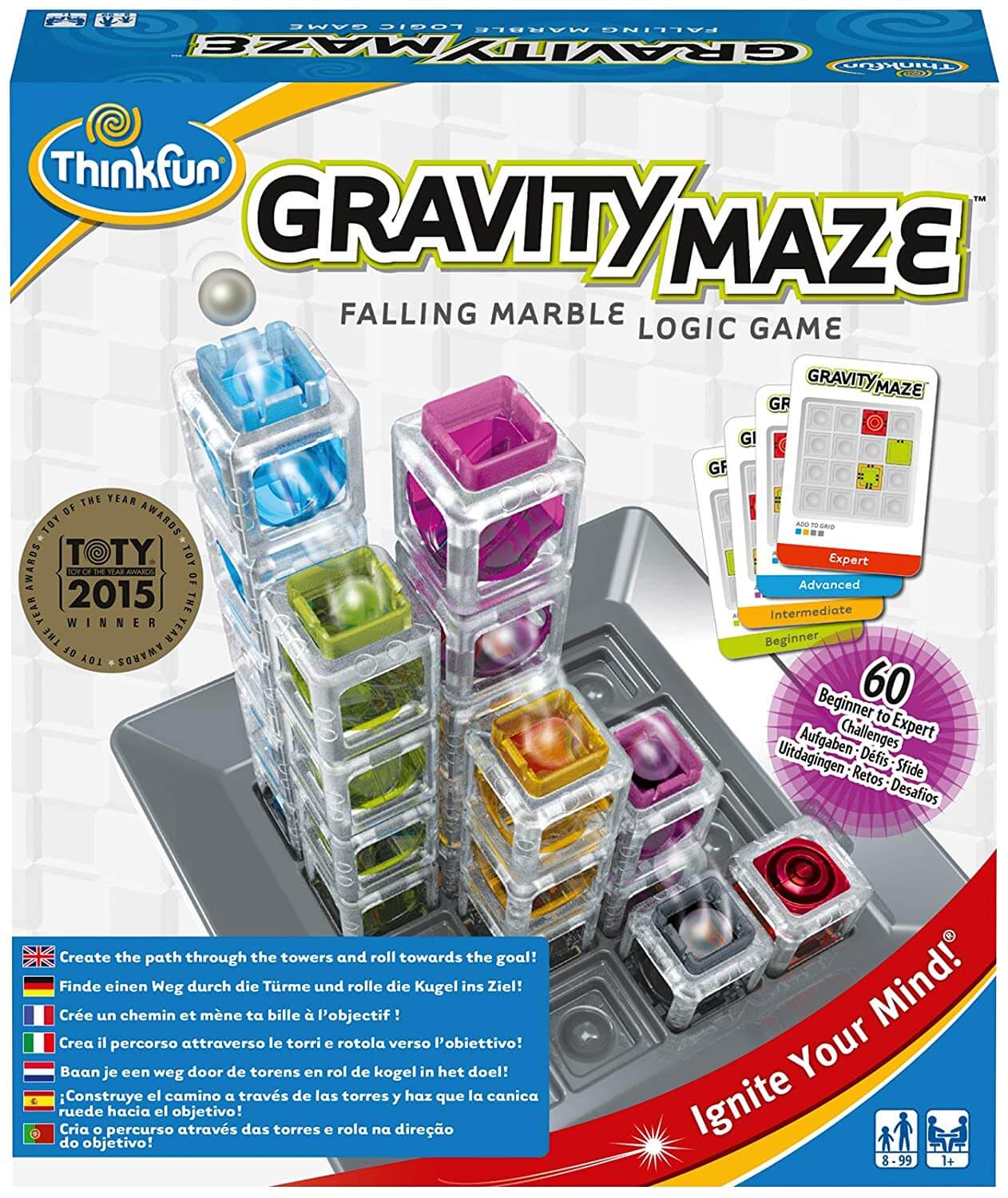 Thinkfun gravity maze marble run logic game and stem toy for sale boys and girls age 8 and up