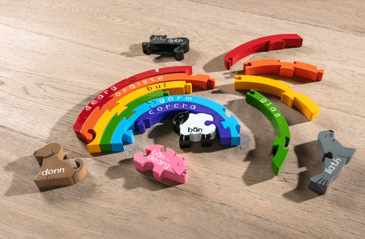 Rainbow Jigsaw Puzzle (As Gaeilge)