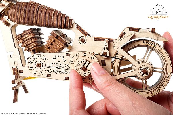 UGears Bike - 3D Wooden Puzzle