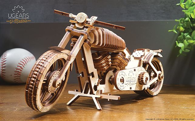 UGears Bike - 3D Wooden Puzzle