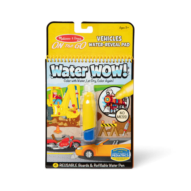 Water Wow! Vehicles - On the Go Travel Activity