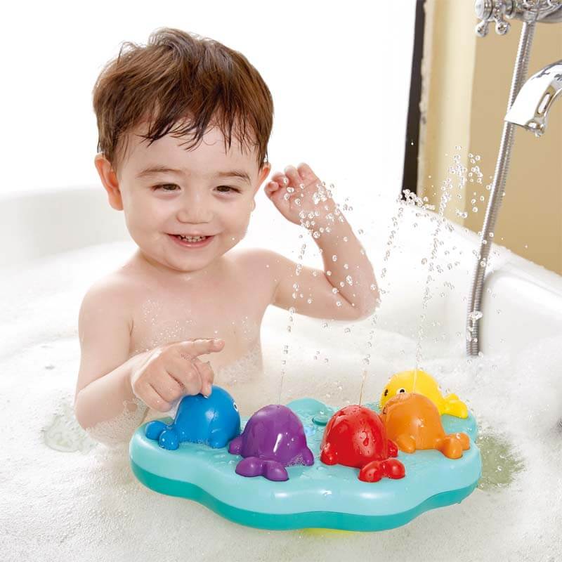 Hape Whale Music Fountain Bath Toy