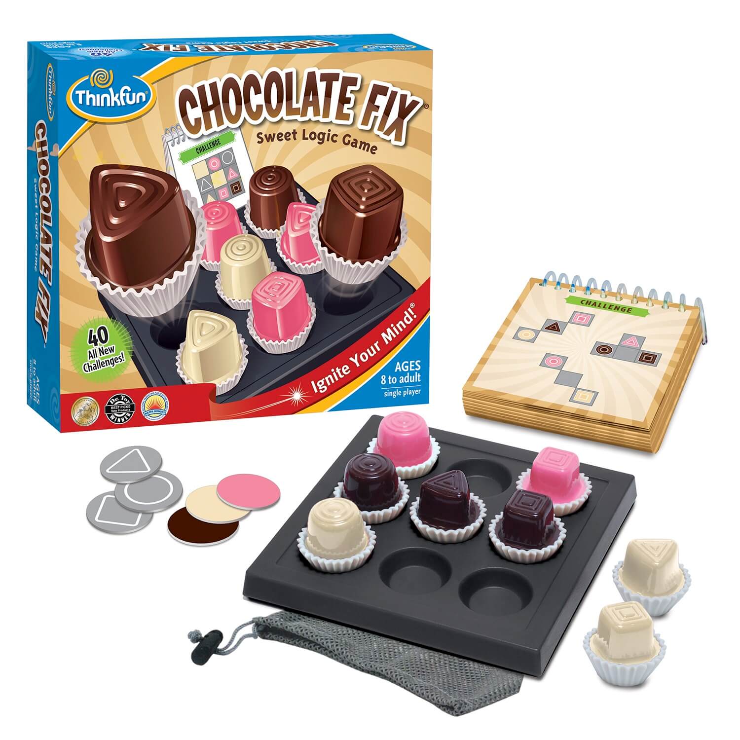 ThinkFun Chocolate Fix - Award Winning Logic Game