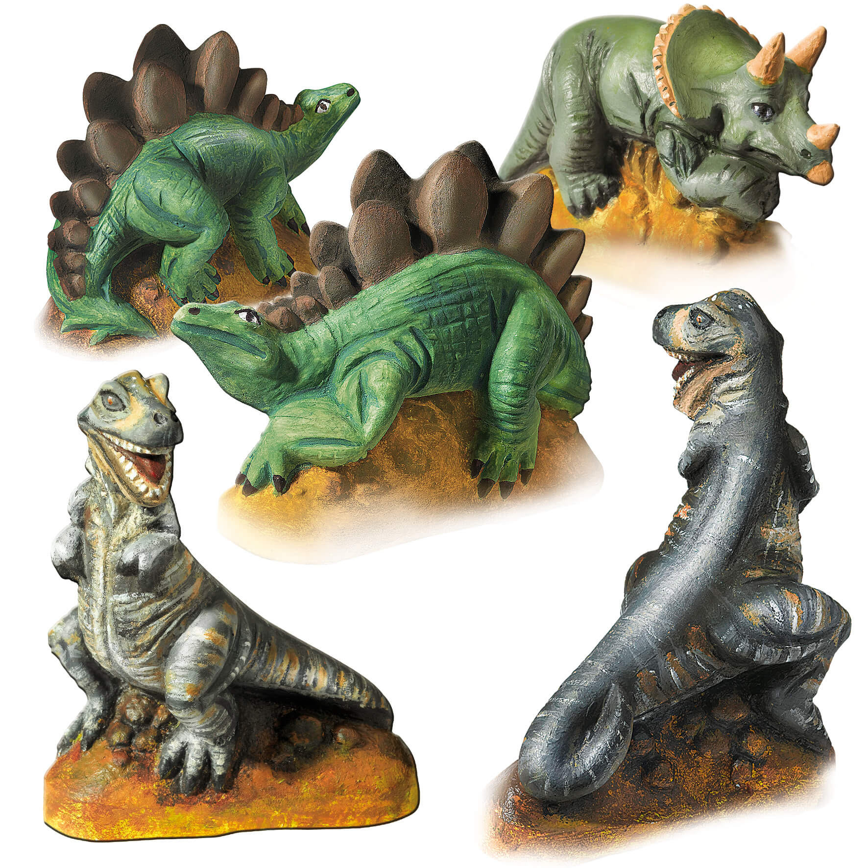 Casting and painting Set – Dinosaurs