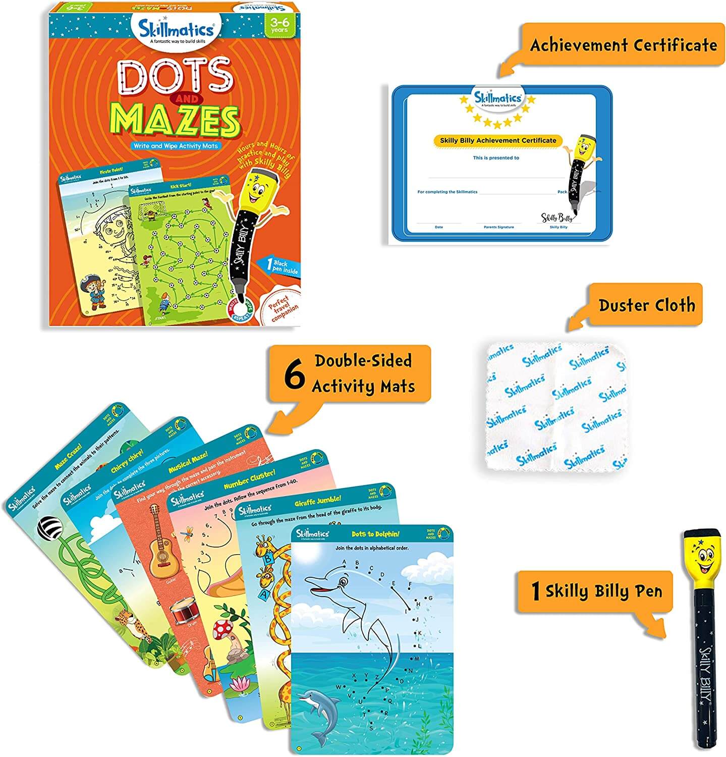 Skillmatics Educational : Dots and Mazes