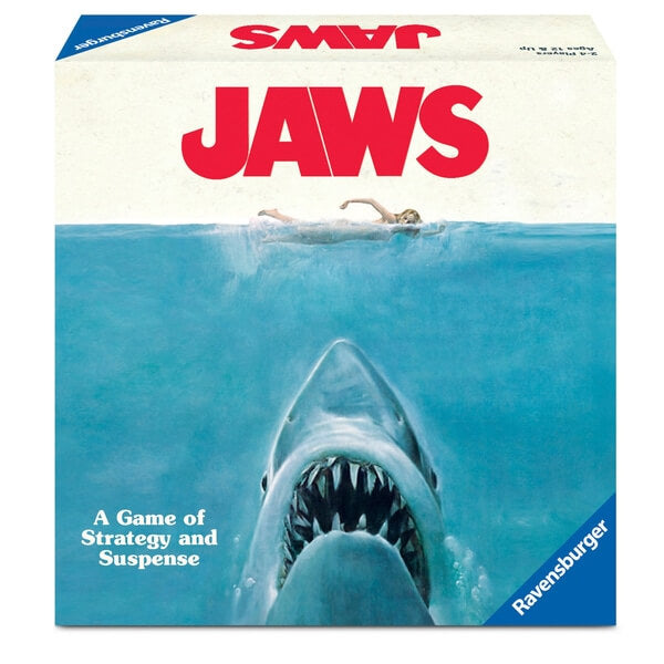 Jaws Board Game  Age 12 - Adult A Game of Strategy and Suspense Ravensburger