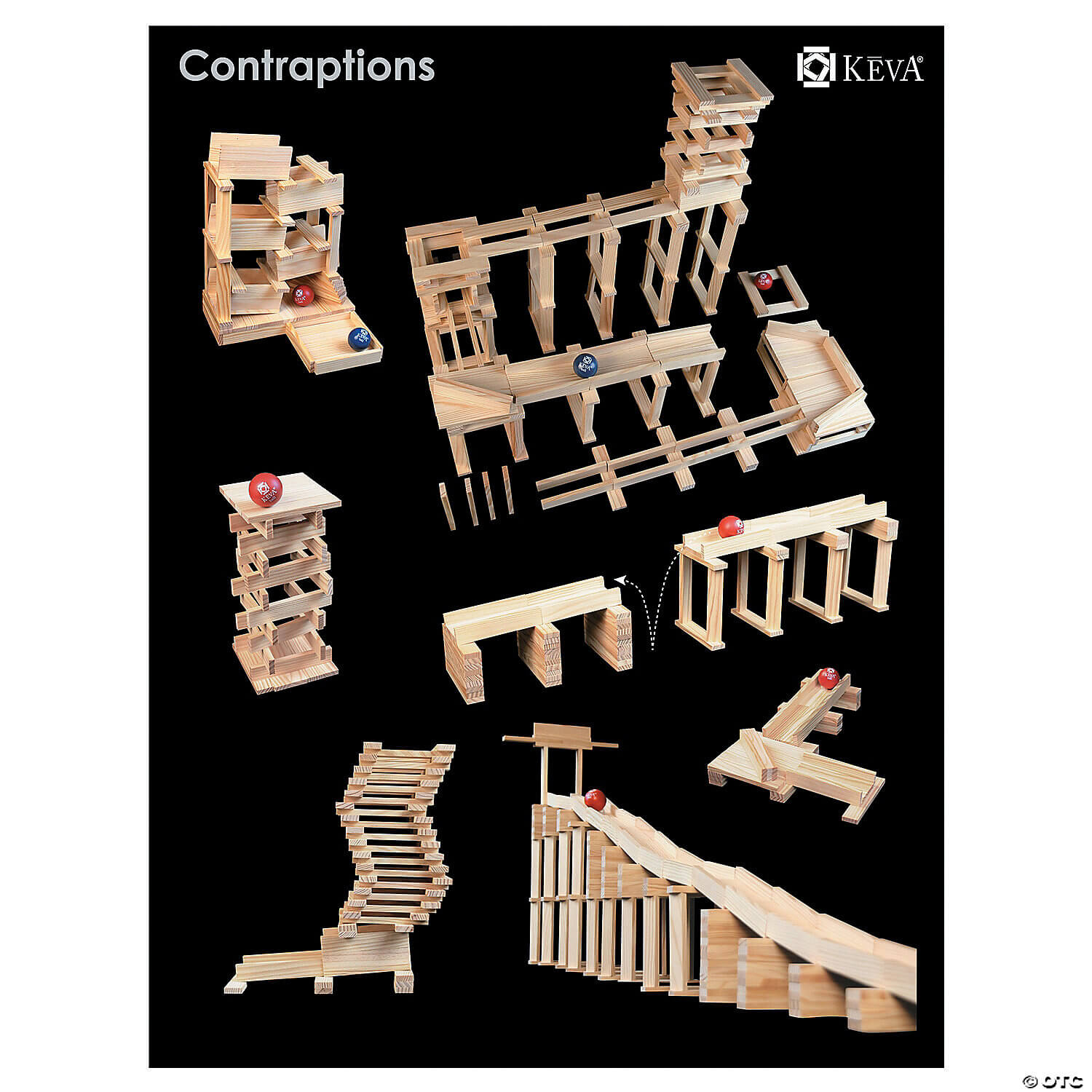 Keva Contraptions 200 Pine Planks