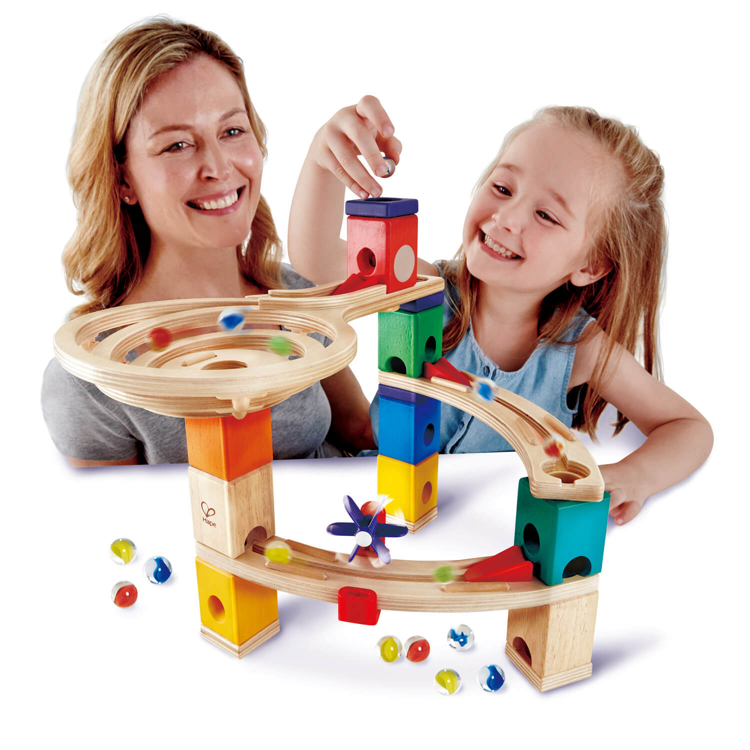 Race To The Finish Quadrilla Marble Run