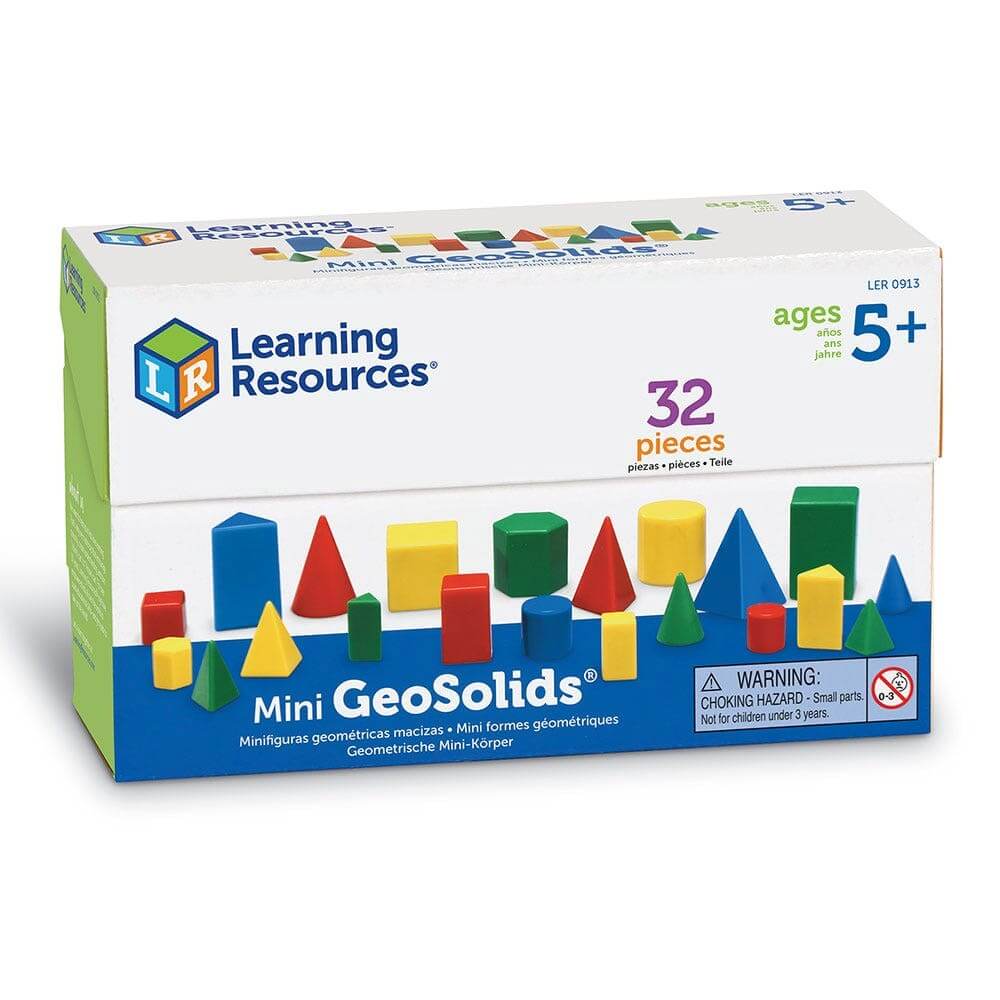 Mini GeoSolids 3D Shapes